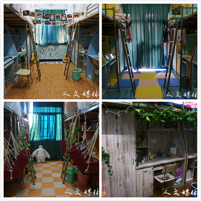 琴书润舍墨翰香  亚洲成人久久举办寝室设计大赛决赛