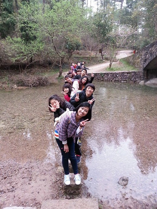 我校留学生踏进神仙居，感受江南春景